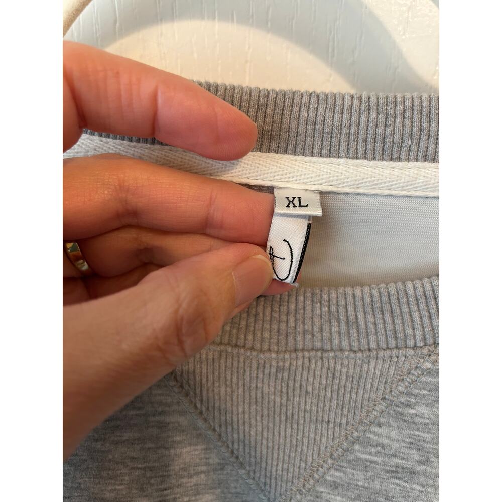 Grey longsleeve sweatshirt dress XL cozy soft - Picture 2 of 4